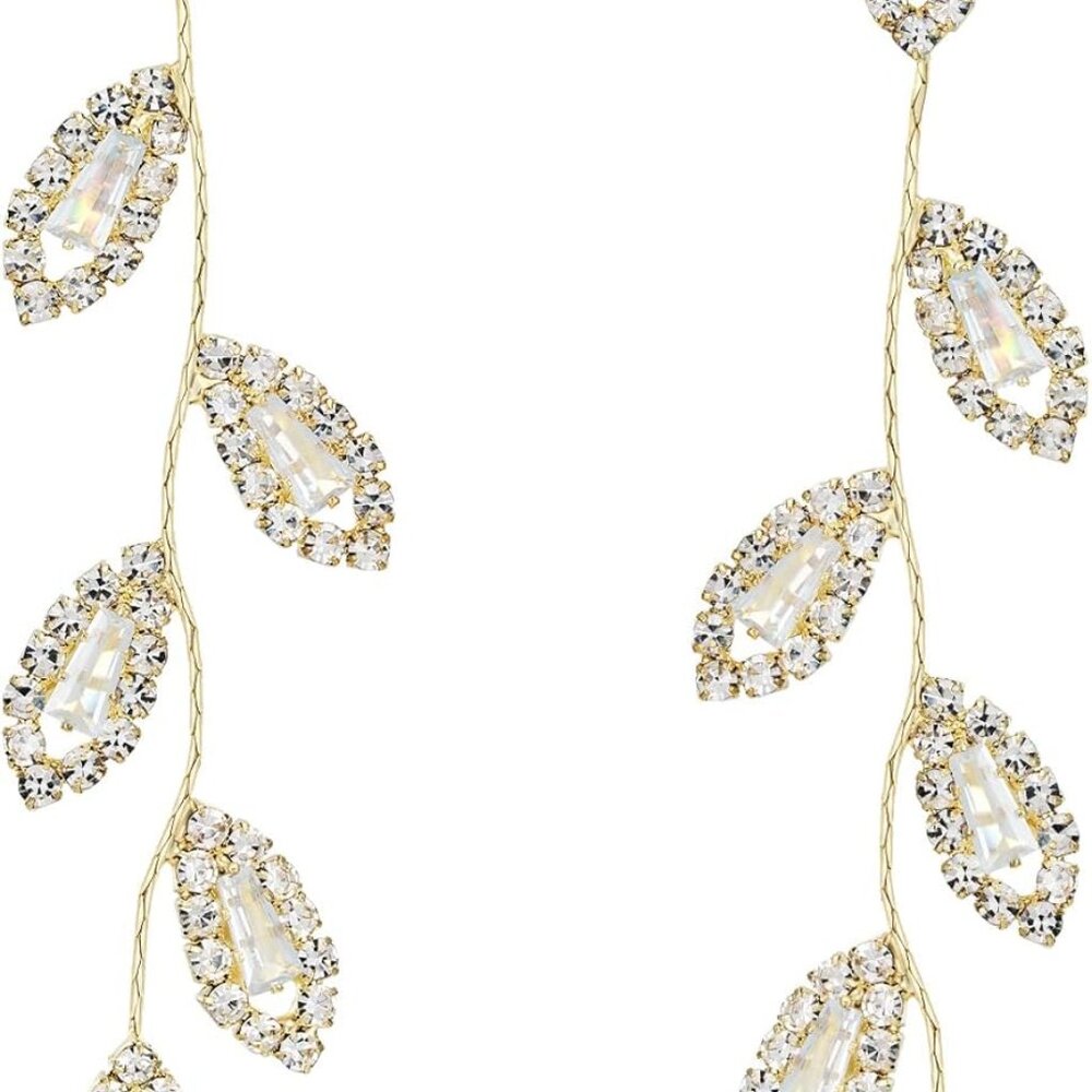 Crystal Wedding Earrings for Brides, Bridesmaid, Bridal Earrings for Wedding, Fa